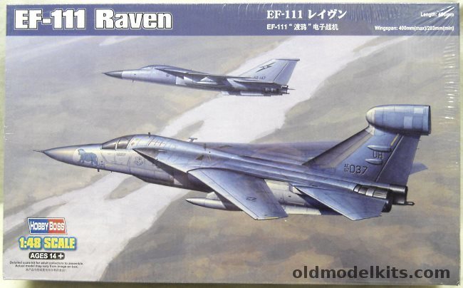Hobby Boss 1/48 EF-111 Raven, 80352 plastic model kit